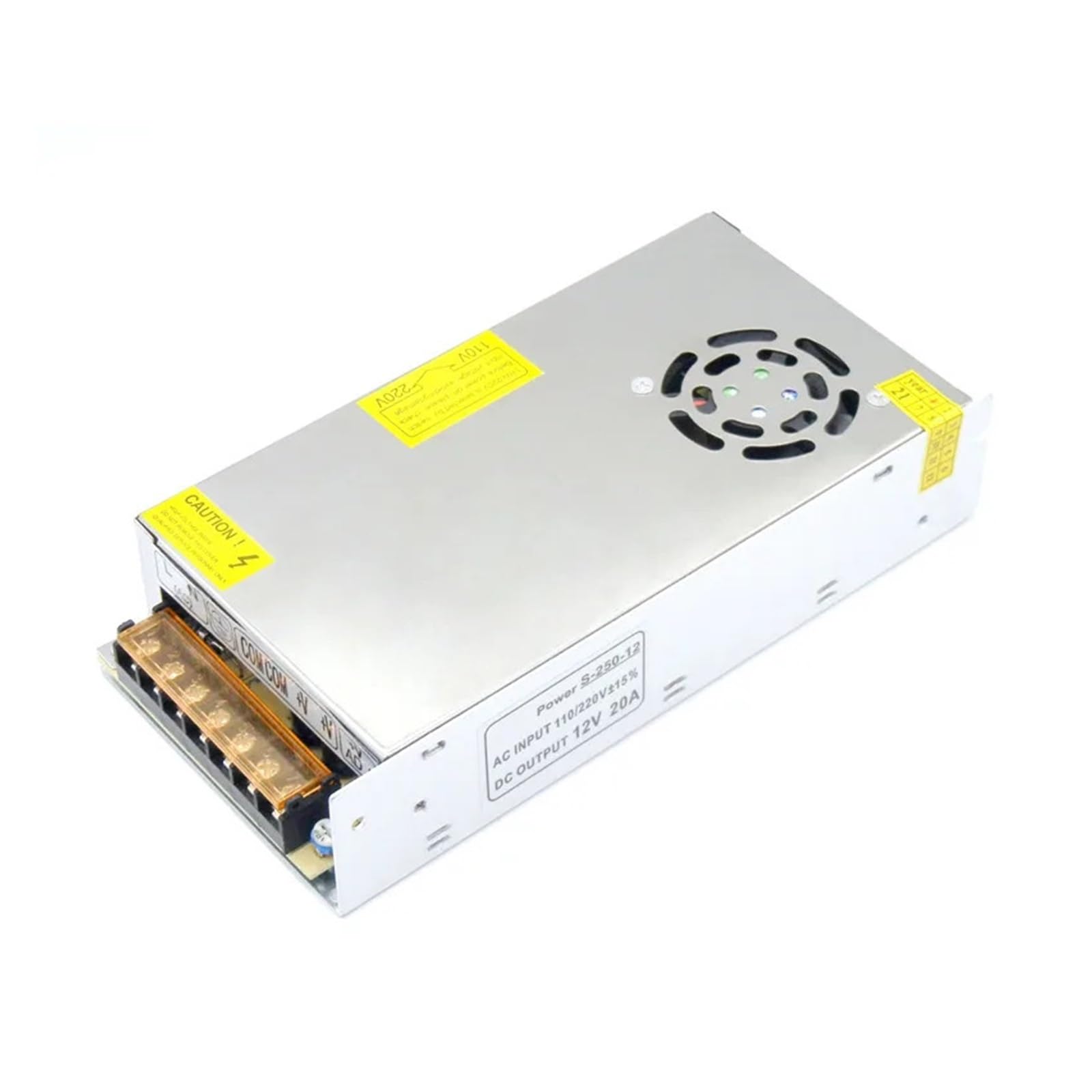 Amazon.co.jp: 12V 20A 250W 安定化スイッチング電源 AC DC トランス